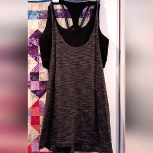Lululemon bra with attached tank, size M